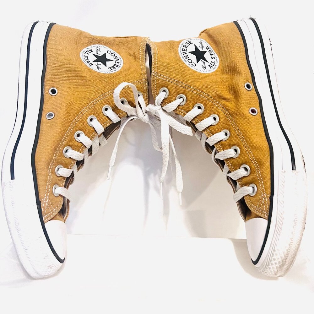 Converse All Star-Chuck Taylor-Unisex Burnt Honey High Top Sneakers-W 9, M 7 - Picture 6 of 16
